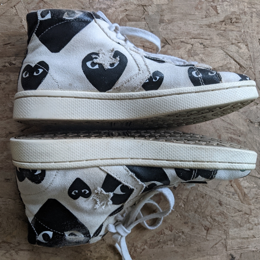 Converse Chuck Taylor All Star Hi x Comme des Garcons Shoes Hearts - Picture 5 of 16